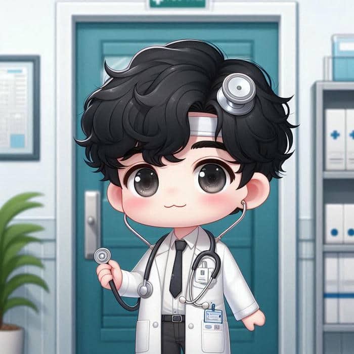 Chibi bác sĩ dễ thương: Vẻ đẹp nhỏ bé cho sự cống hiến lớn lao 18 Chibi hình nam bác sĩ cute