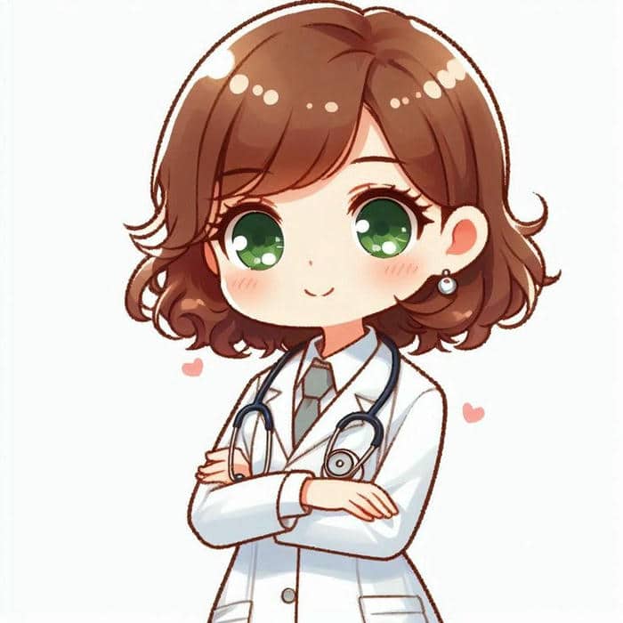 Chibi hình nữ bác sĩ