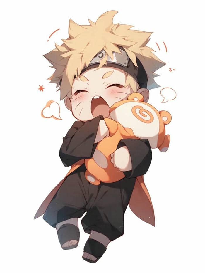Naruto chibi: Khi Hokage tương lai cũng hóa "bé xíu đáng yêu" 13 Chibi hình vẽ Naruto siêu cute