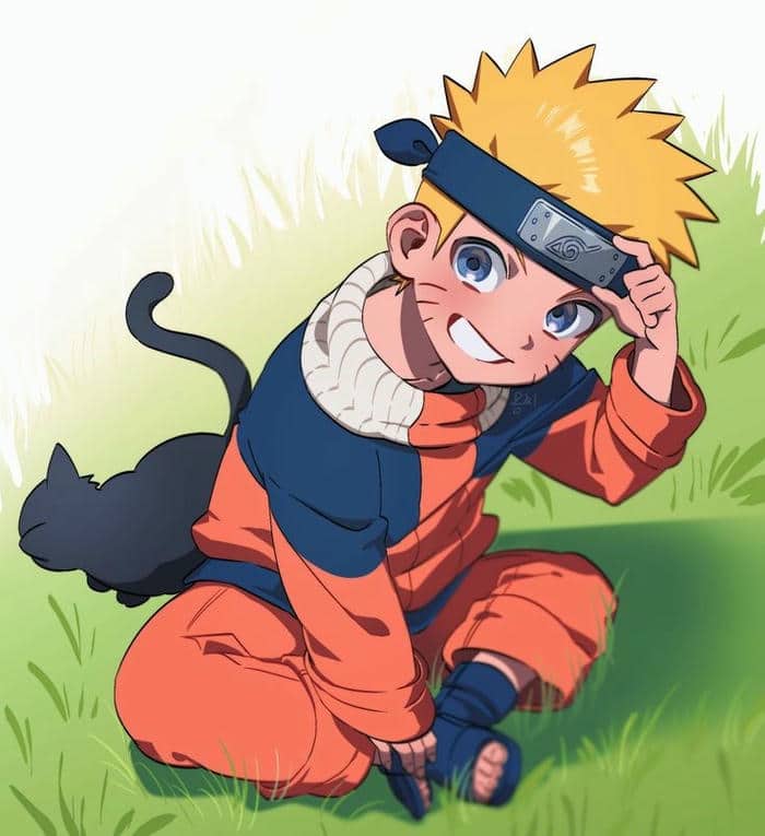 Chibi hình vẽ Naruto