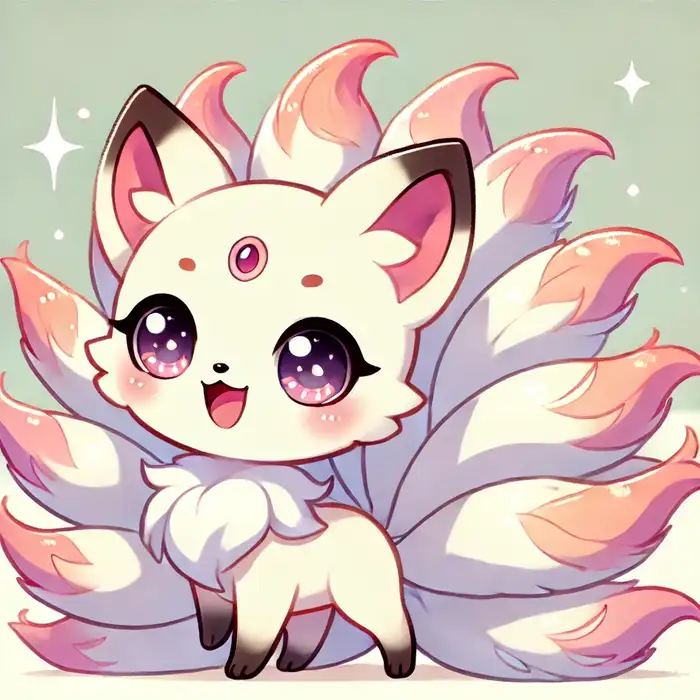 Top 110+ ảnh hồ ly chibi cute đáng yêu làm avatar đẹp 15 Chibi hồ ly chín đuôi đẹp, đáng yêu
