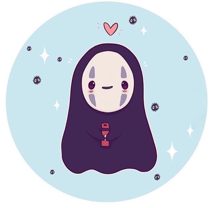100+ Ảnh Vô Diện Chibi Cute Đáng Yêu Nhất Cho Fan Ghibli 5 Chibi ma vô diện siêu dễ thương