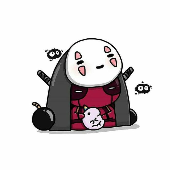100+ Ảnh Vô Diện Chibi Cute Đáng Yêu Nhất Cho Fan Ghibli 6 Chibi siêu anh hùng hóa trang vô diện siêu đáng yêu