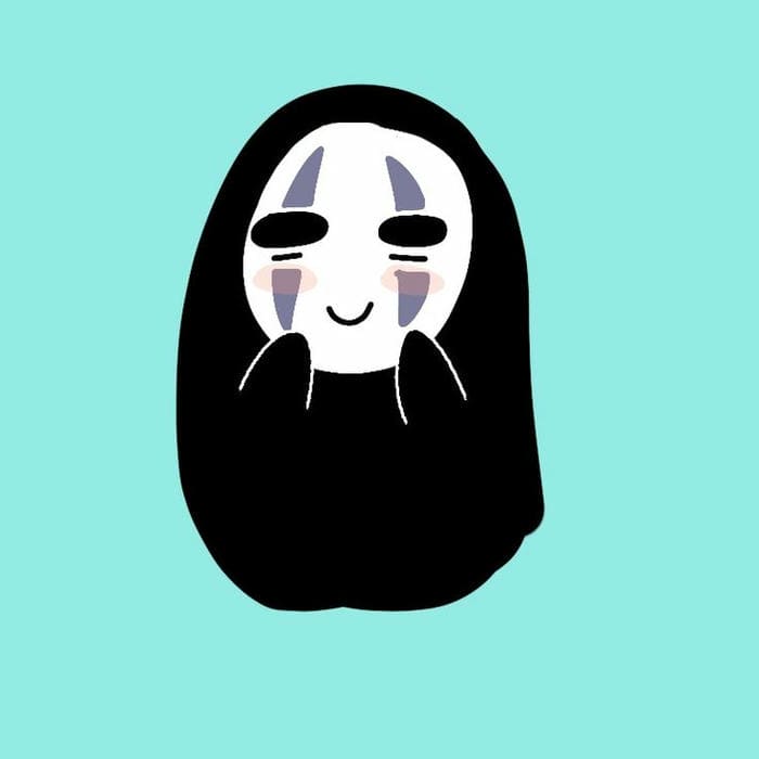 100+ Ảnh Vô Diện Chibi Cute Đáng Yêu Nhất Cho Fan Ghibli 7 Chibi vô diện siêu dễ thương