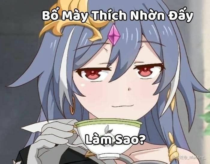 Chửi ảnh anime meme cute