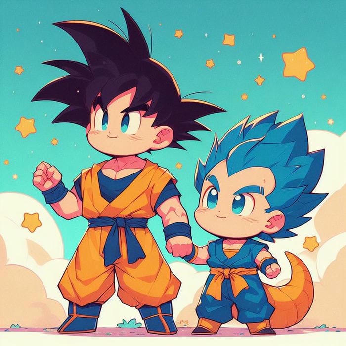 Goku chibi siêu đáng yêu