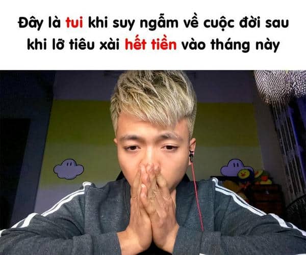Tổng hợp 987+ hình ảnh meme hết tiền hài hước & vui nhộn 7 Hết tiền meme