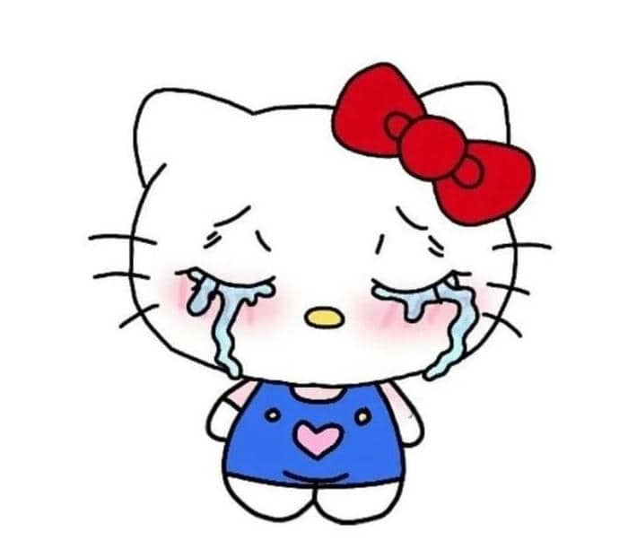 Tổng hợp 87+ hình ảnh Hello Kitty meme dễ thương 31 Hình Hello Kitty meme khóc