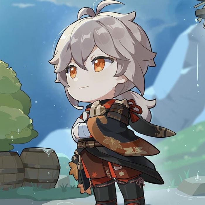 Hinh Kazuha chibi cute