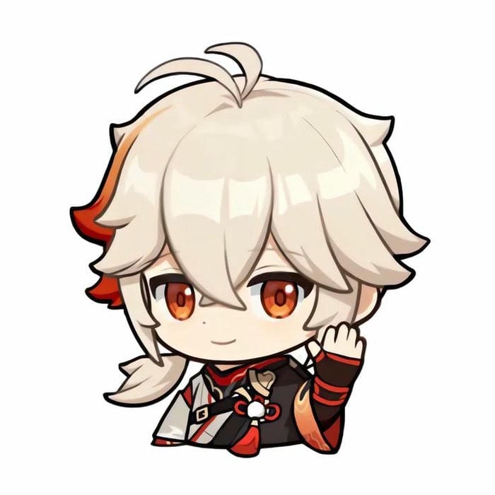 Hình ảnh Kazuha chibi siêu đáng yêu
