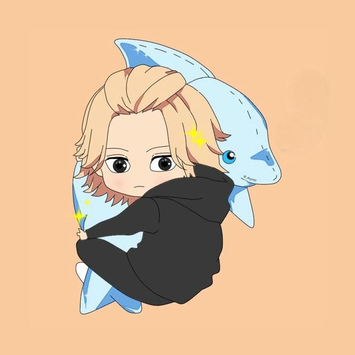 Mikey Chibi – Khi Đại Ca Toman Hóa Thành “Bé Cưng” Dễ Thương 16 Hình ảnh Mikey chibi ôm cá heo siêu đáng yêu