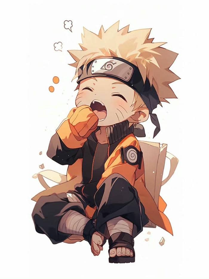 Hình ảnh Naruto chibi siêu đáng yêu