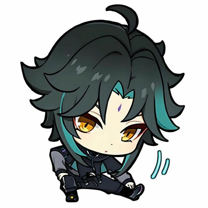Hình ảnh Xiao chibi cute