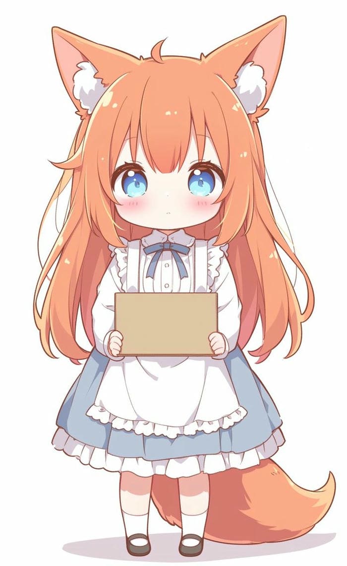 Hình ảnh anime cáo nhỏ siêu đáng yêu