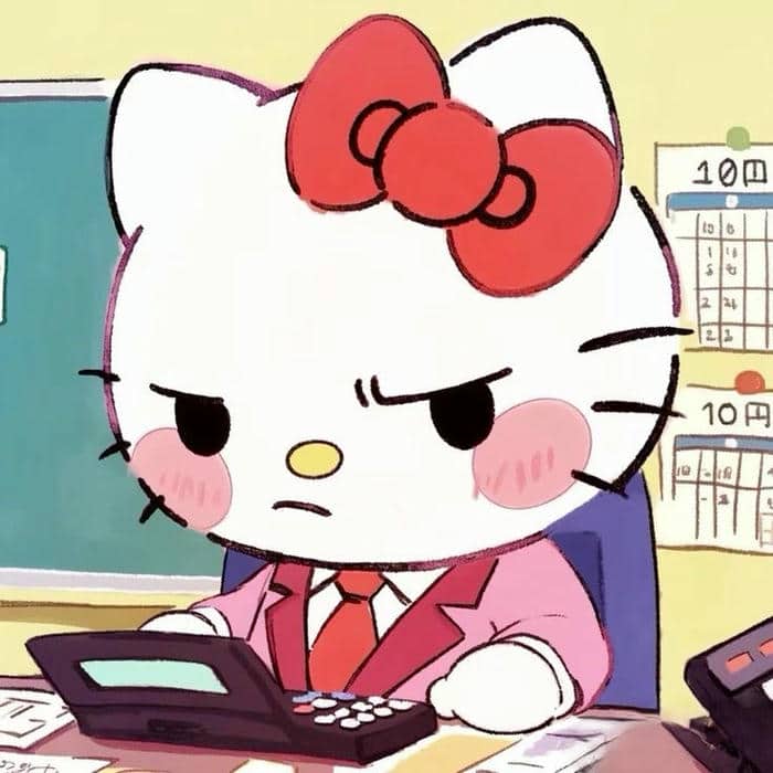 Tổng hợp 87+ hình ảnh Hello Kitty meme dễ thương 19 Hình ảnh avatar Hello Kitty meme