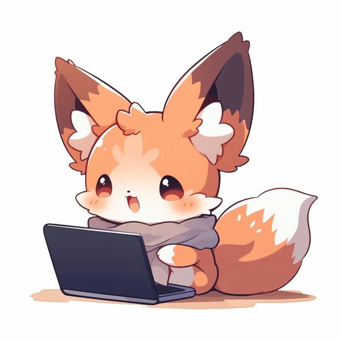 Hình ảnh cáo nhỏ chibi