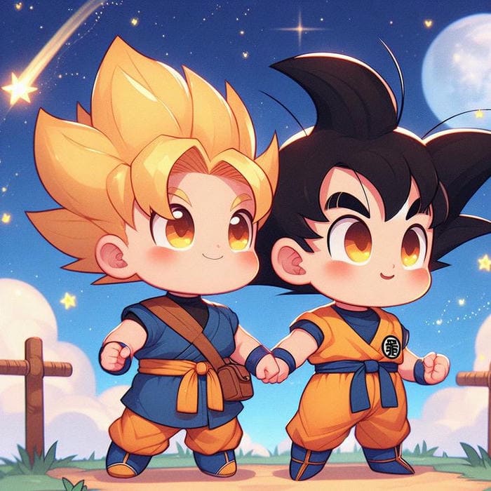 Hình ảnh chibi Goku siêu cute