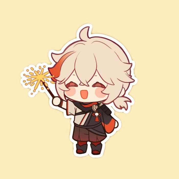 Hình ảnh chibi Kazuha đáng yêu
