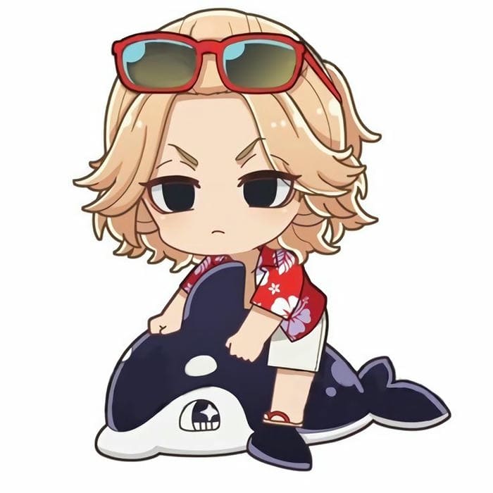 Mikey Chibi – Khi Đại Ca Toman Hóa Thành “Bé Cưng” Dễ Thương 7 Hình ảnh chibi Mikey cùng cá heo siêu dễ thương
