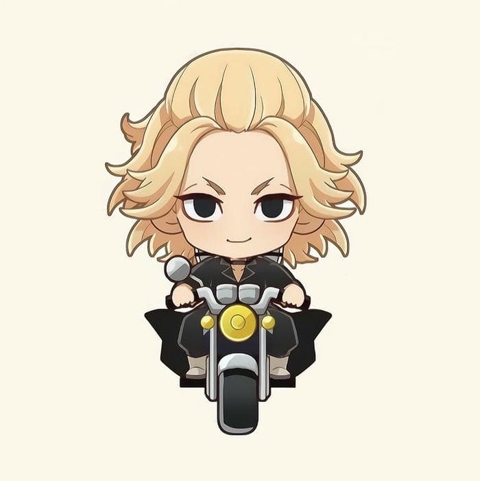 Mikey Chibi – Khi Đại Ca Toman Hóa Thành “Bé Cưng” Dễ Thương 10 Hình ảnh chibi Mikey lái xe siêu ngầu