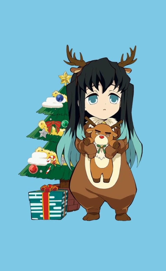 Muichirou Chibi: Khi Lạnh Lùng Cũng Có Thể Khiến Tim Tan Chảy 20 Hình ảnh chibi Muichirou hóa trang noel dễ thương