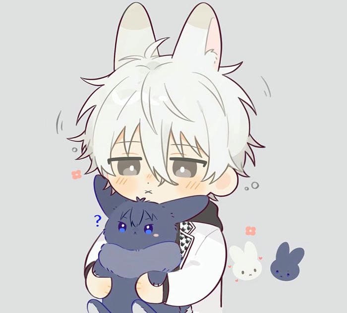 Hình ảnh chibi Nagi thỏ nhỏ siêu đáng yêu