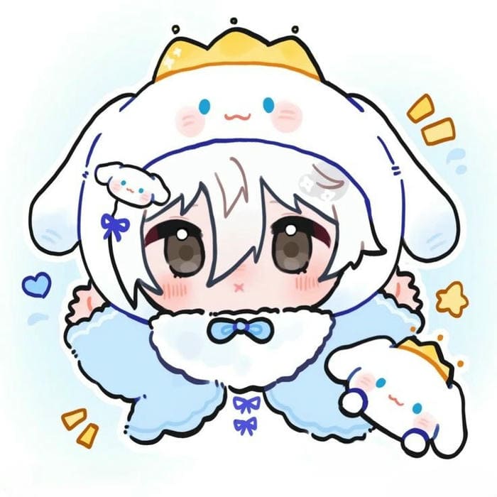 Ảnh Nagi Chibi – Thiên Tài Lười Biếng Trong Hình Hài Dễ Thương 20 Hình ảnh chibi Nagu đội mũ Cinnamoroll siêu đáng yêu