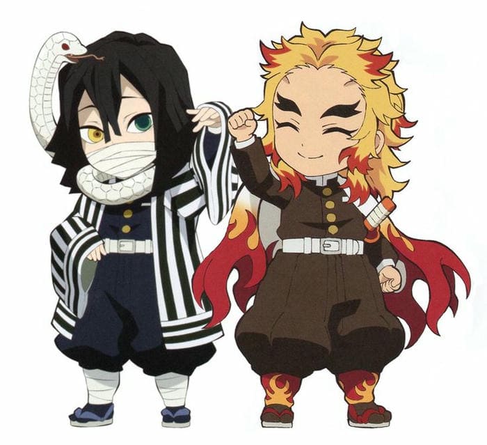 Rengoku Chibi – Dễ Thương Như Cái Cách Anh Ăn Đồ Nướng 24 Hình ảnh chibi Rengoku và Obanai