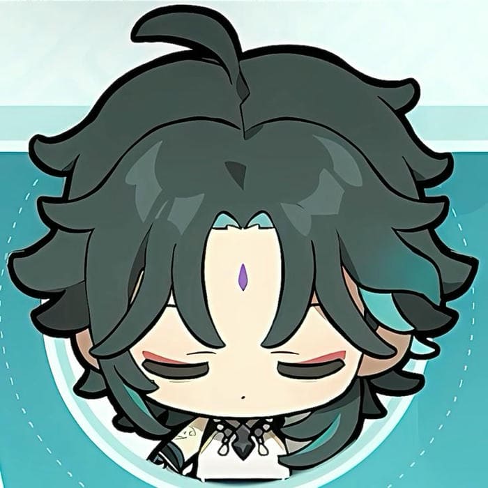 Hình ảnh chibi Xiao siêu dễ thương