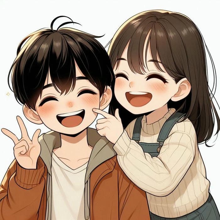 Hình ảnh chibi cặp đôi siêu đáng yêu