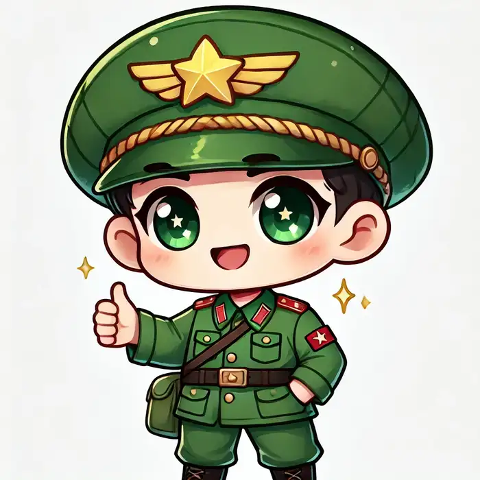 Bộ sưu tập 100+ ảnh chú bộ đội chibi dễ thương nhất 24 Hình ảnh chibi chú bộ đội siêu cute