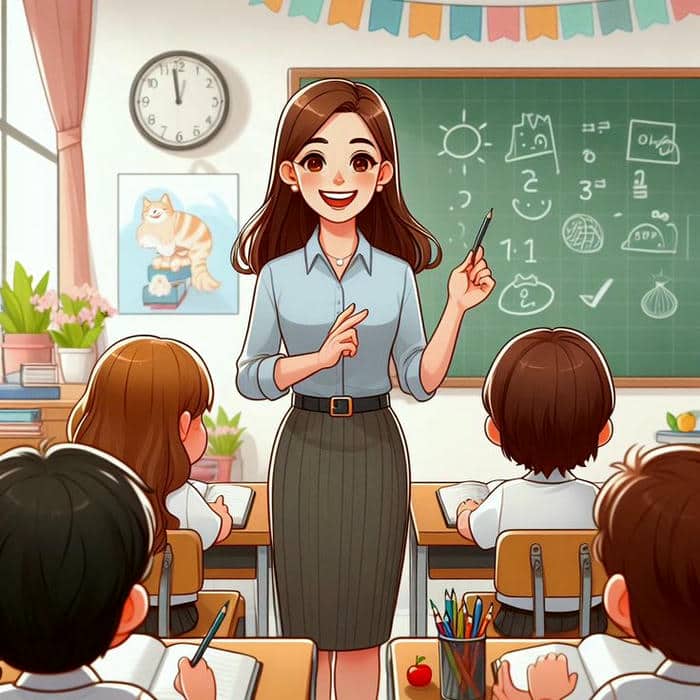 Cô giáo chibi dễ vẽ: Hình ảnh ngộ nghĩnh cho bé và phụ huynh 16 Hình ảnh chibi cô giáo cute
