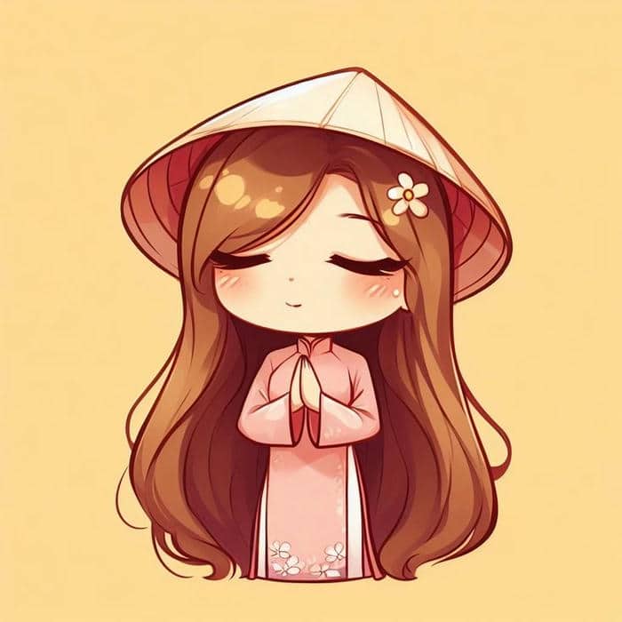Cô giáo chibi dễ vẽ: Hình ảnh ngộ nghĩnh cho bé và phụ huynh 12 Hình ảnh chibi cô giáo mặc áo dài