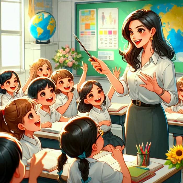 Cô giáo chibi dễ vẽ: Hình ảnh ngộ nghĩnh cho bé và phụ huynh 23 Hình ảnh chibi cô giáo và học sinh