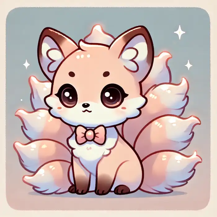 Top 110+ ảnh hồ ly chibi cute đáng yêu làm avatar đẹp 24 Hình ảnh chibi hồ ly gài nơ siêu đáng yêu