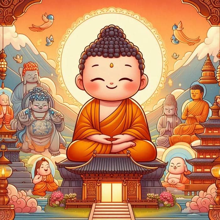 Hình ảnh chibi phật