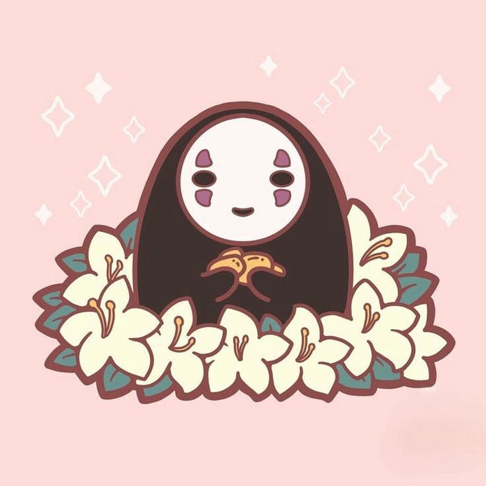 100+ Ảnh Vô Diện Chibi Cute Đáng Yêu Nhất Cho Fan Ghibli 10 Hình ảnh chibi vô diện siêu dễ thương