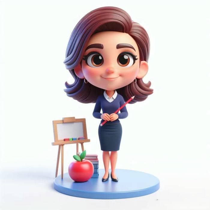 Cô giáo chibi dễ vẽ: Hình ảnh ngộ nghĩnh cho bé và phụ huynh 10 Hình ảnh cô giáo chibi đáng yêu