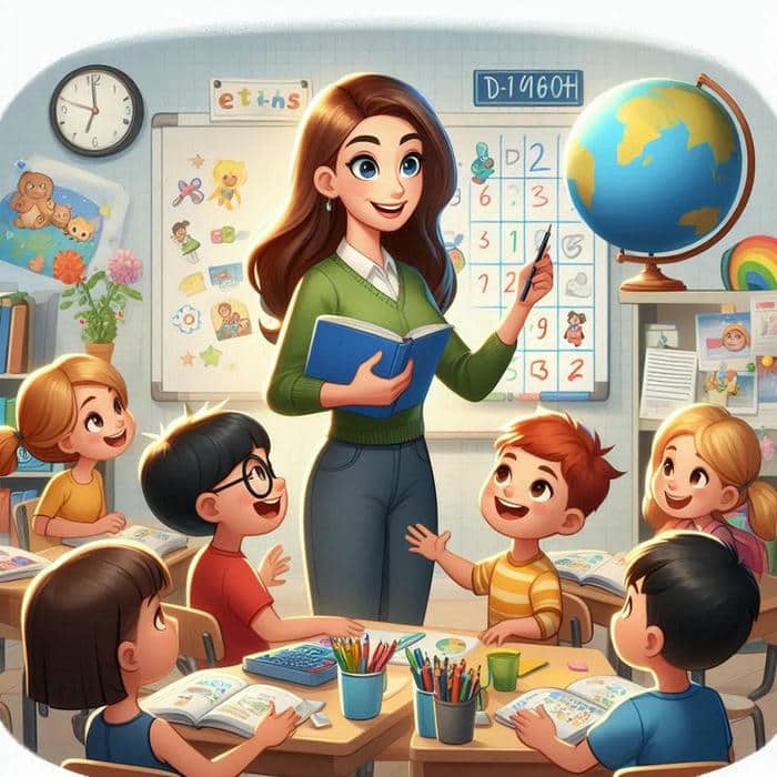 Cô giáo chibi dễ vẽ: Hình ảnh ngộ nghĩnh cho bé và phụ huynh 13 Hình ảnh cô giáo và các học sinh chibi cute
