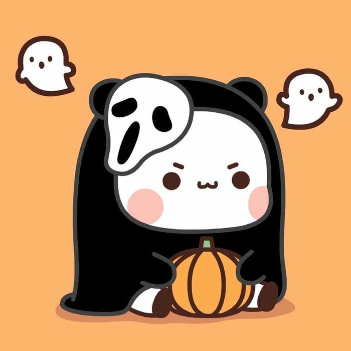 100+ Ảnh Vô Diện Chibi Cute Đáng Yêu Nhất Cho Fan Ghibli 17 Hình ảnh gấu trúc hóa trang vô diện siêu đáng yêu