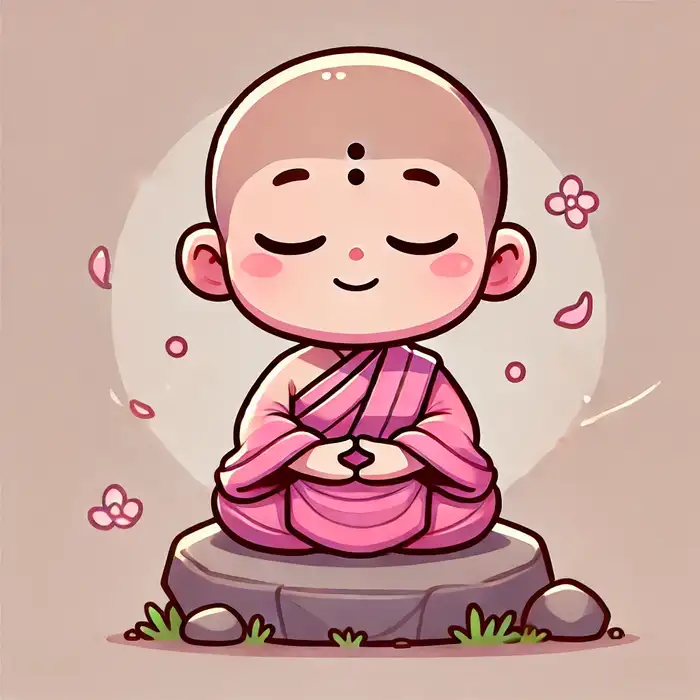 Gặp Lại Tuổi Thơ Qua 99+ Hình Ảnh Chú Tiểu Chibi Dễ Thương 16 Hình ảnh hòa thượng hình chú tiểu chibi ngồi thiền