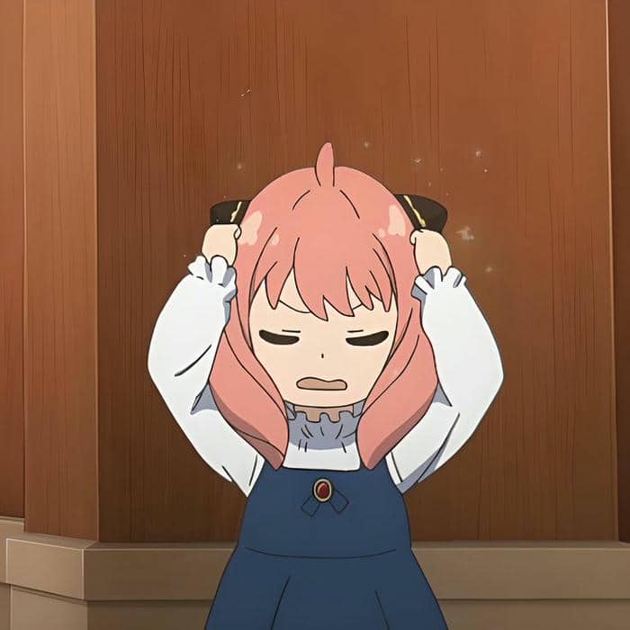 Hình ảnh meme Anya cute đáng yêu