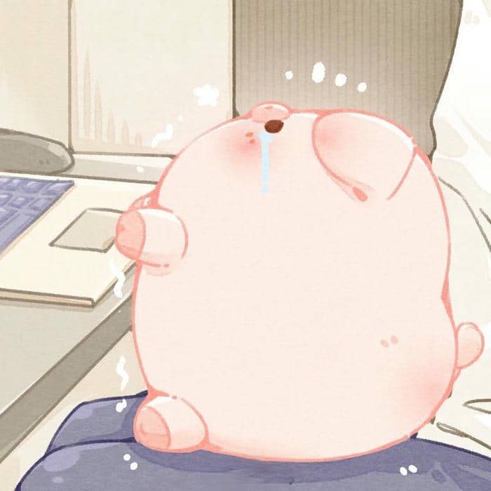 Hình ảnh meme khóc cute