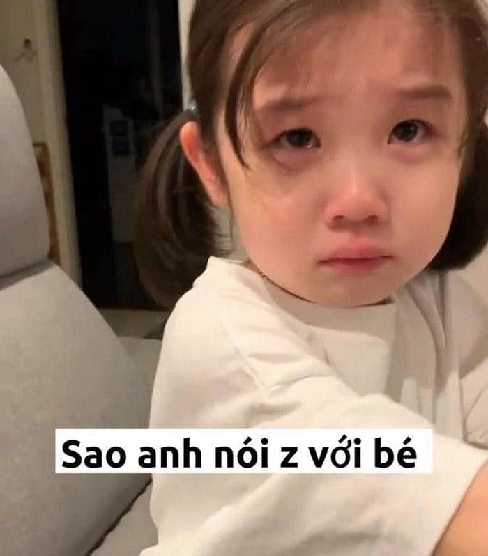 Hình ảnh meme khóc