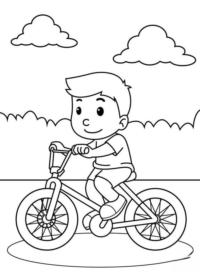 99+ Hình ảnh tranh tô màu xe đạp chở hoa cho trẻ sáng tạo 11 Hình ảnh tảnh tô màu xe đạp cho bé