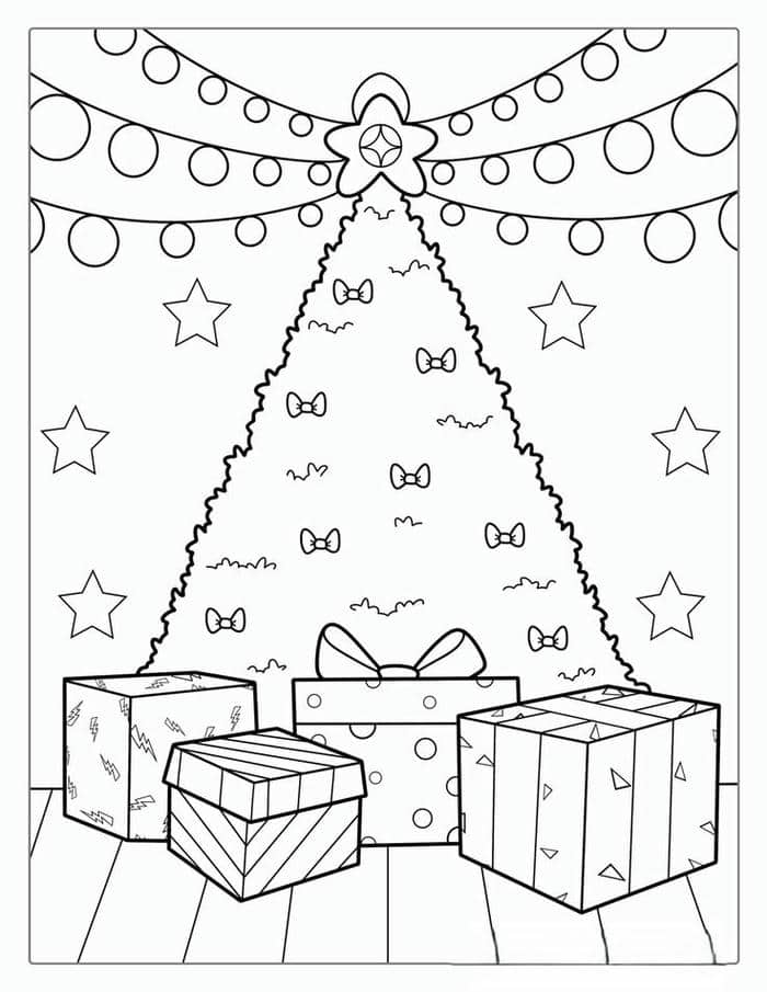 Gợi ý 99+ hình tranh tô màu cây thông noel giáng sinh cho bé 15 Hình ảnh tranh tô màu cây thông noel