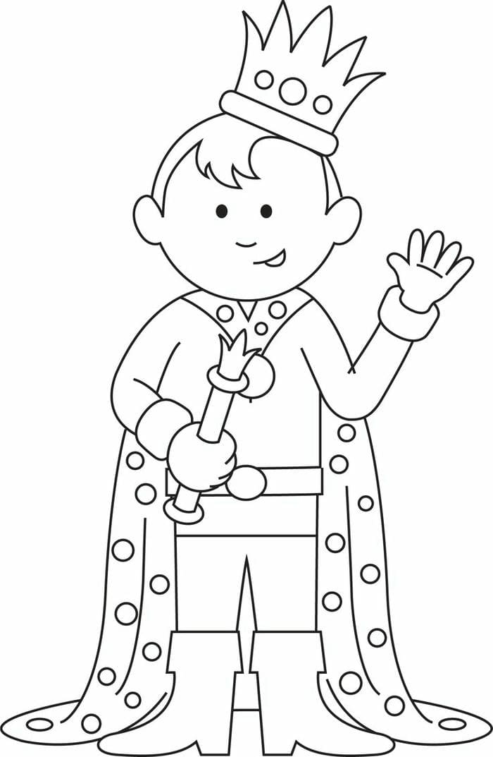 Gợi ý 77+ bộ tranh tô màu hoàng tử chibi cute dễ thương 10 Hình ảnh tranh tô màu hoàng tử đơn giản cho bé