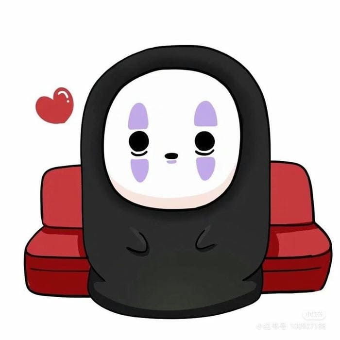 100+ Ảnh Vô Diện Chibi Cute Đáng Yêu Nhất Cho Fan Ghibli 21 Hình ảnh vô diện chibi siêu cute