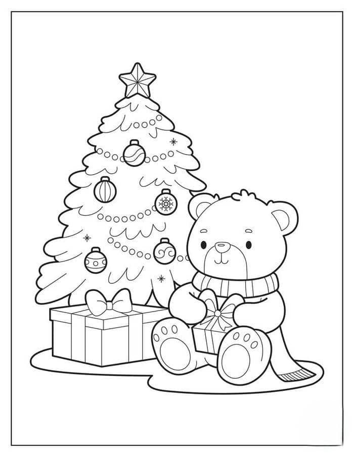 Gợi ý 99+ hình tranh tô màu cây thông noel giáng sinh cho bé 18 Hình cây thông giáng sinh tranh tô màu đơn giản cho bé