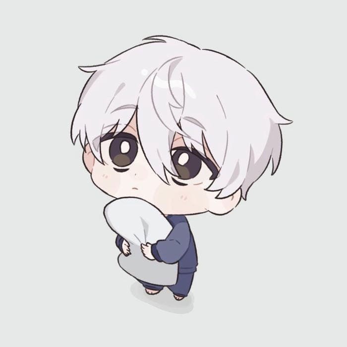 Hình chibi Nagi ôm gồi siêu đáng yêu
